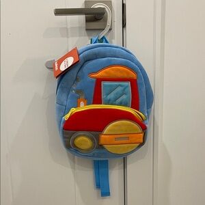 NWT Colorful Kids' Backpack with tractor Design